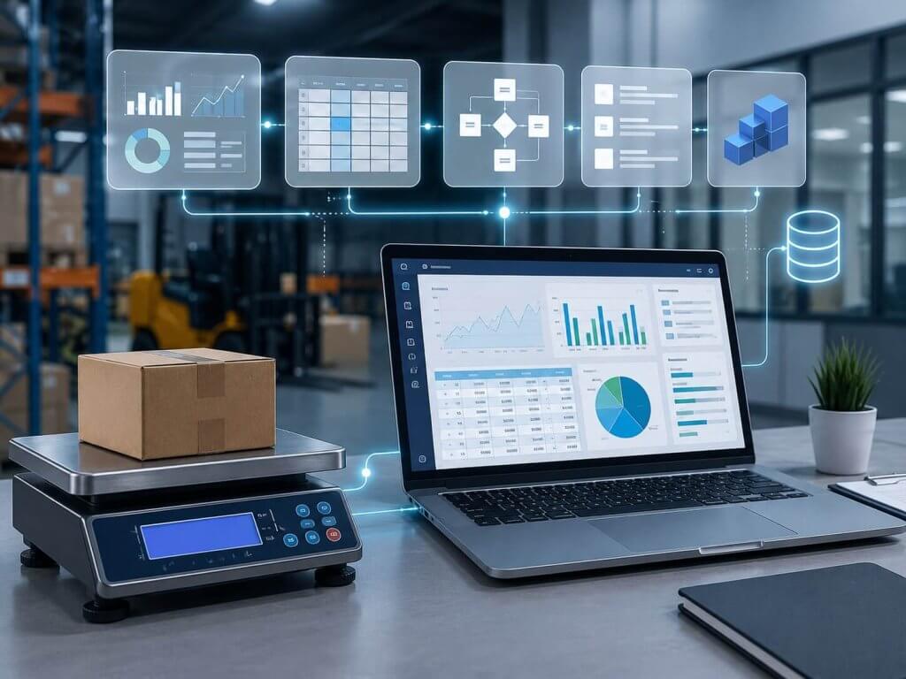 Software Timbangan Digital untuk PC, Excel, dan Sistem ERP