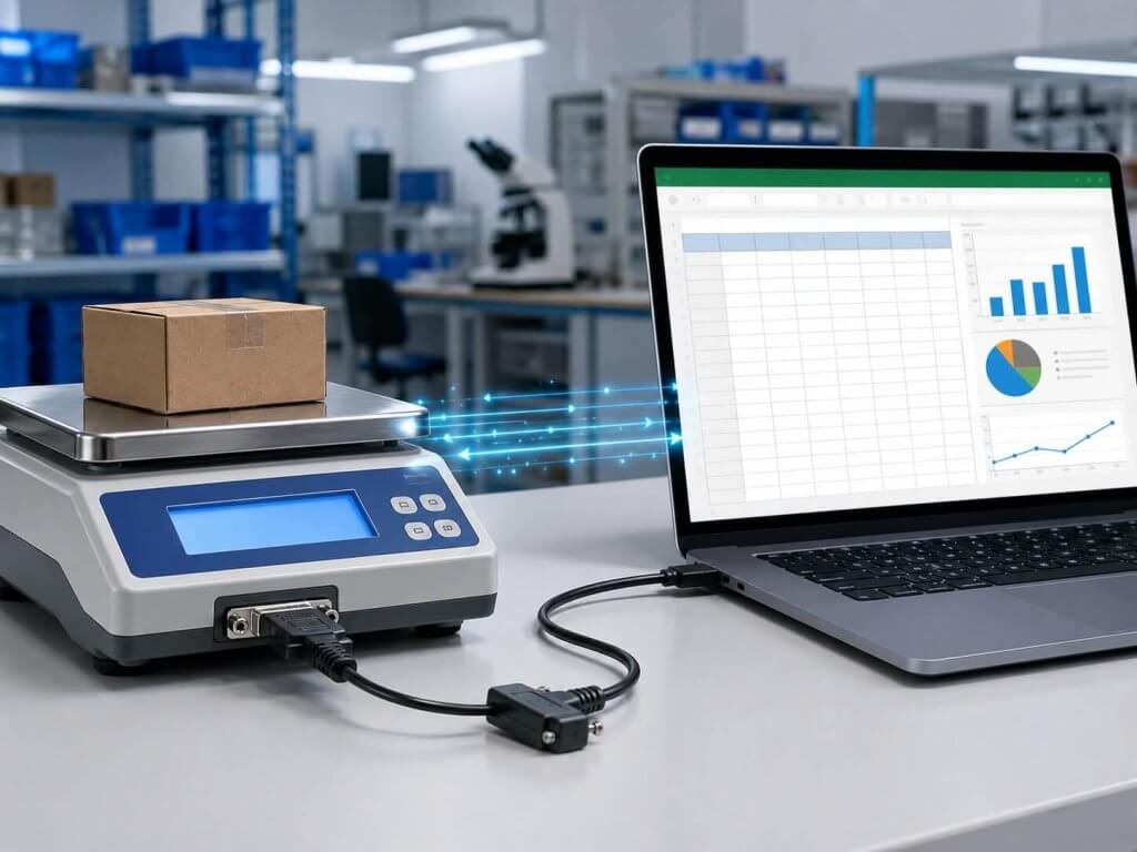 Software Timbangan RS232 to Excel untuk Mencatat Data Timbang Otomatis
